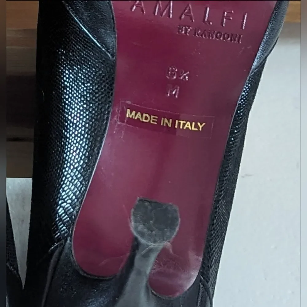 Amalfi by Rangoni Heels 6 ½ Witchy Romantic Whimsigoth Dark Academia Preppy Chic